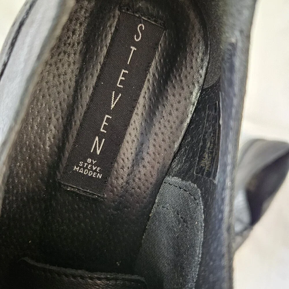 Madden Girl by Steve Madden Black Platform Wingtip Oxfords Academia Size 9/40